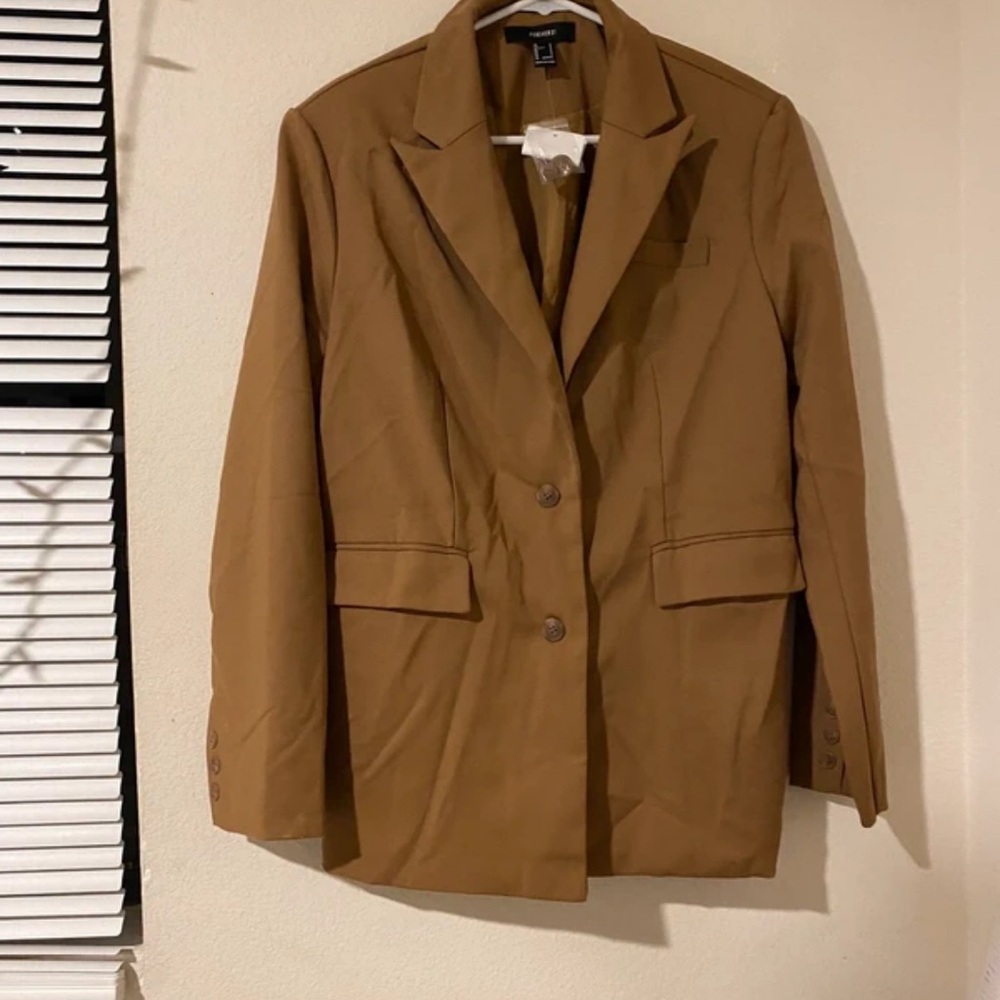 Forever 21 Tan Suit Jacket